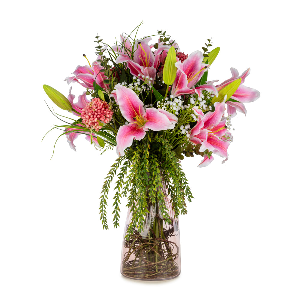 Lilyum Aranjmanı – Cam Vazoda