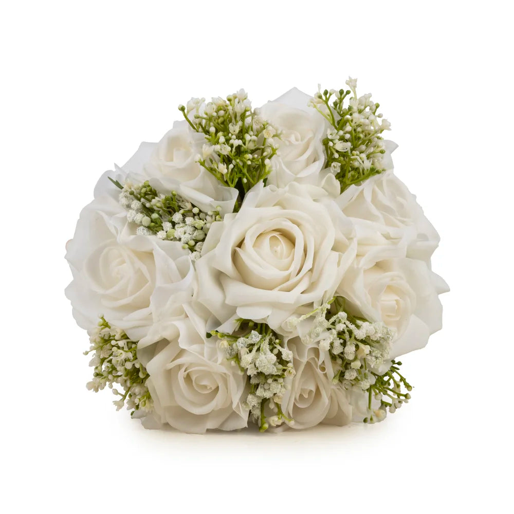 Islak Dokulu Gül Gelin Buketi