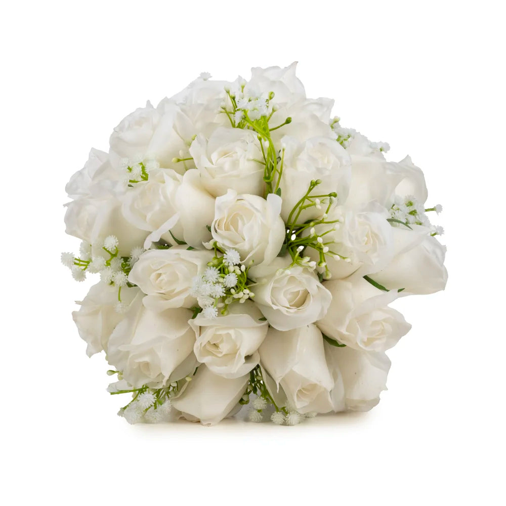 Islak Dokulu Gül Gelin Buketi